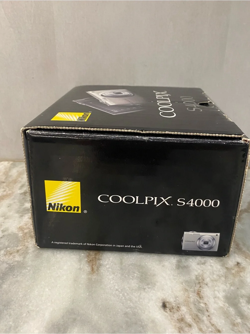 Nikon Coolpix S4000 12MP Silver VTG CCD Touch Screen Camera Box Bundle Tested